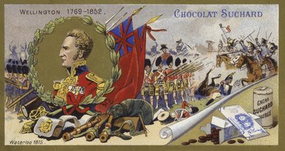 ウェリントン公爵とウォータールーの戦い、1815 作： European School